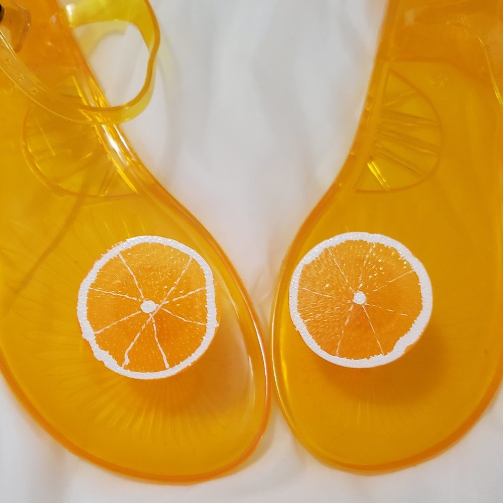 Orange Slice Sandals - Katy Perry Style
